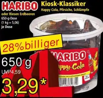 Norma HARIBO Kiosk-Klassiker 650 g Angebot