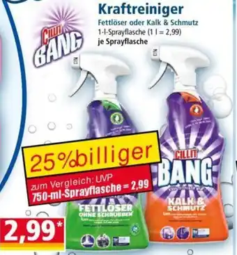 Norma Kraftreiniger Fettlöser oder Kalk & Schmutz 1-l-Sprayflasche Angebot