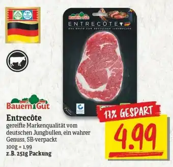 NP Discount Bauern Gut Entrecoté 251g Angebot