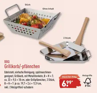 Aldi Nord BBQ Grillkorb / Pfännchen Angebot