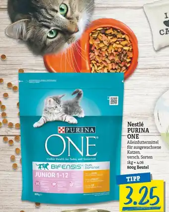 NP Discount Nestlé Purina One 800g Beutel Angebot