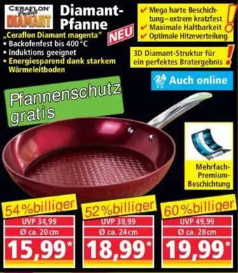Norma CERAFLON Diamant Pfanne Angebot