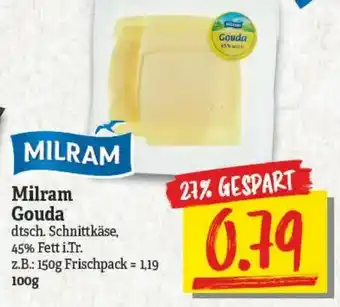 NP Discount Milram Gouda 100g Angebot