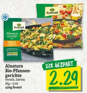 NP Discount Alnatura Bio Pfannengerichte 450g Beutel Angebot