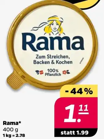 NETTO Rama 400 g Angebot