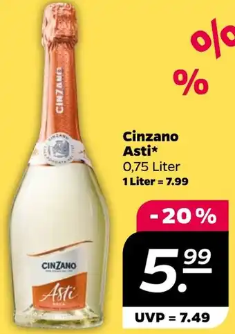 NETTO Cinzano Asti 0,75 Liter Angebot