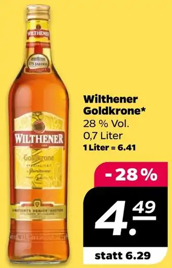 NETTO Wilthener Goldkrone 0,7 Liter Angebot