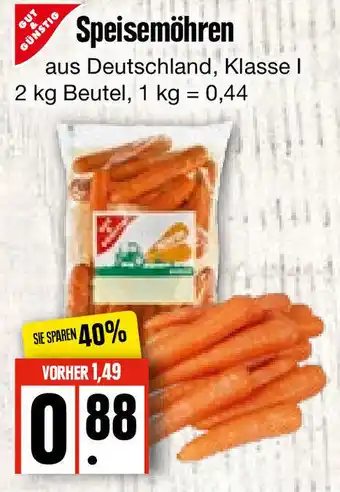 Edeka Frischemarkt Gut & Günstig Speisemöhren 2kg Beutel Angebot