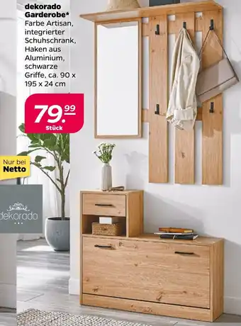 NETTO dekorado Garderobe Angebot