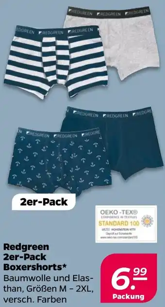 NETTO Redgreen 2er-Pack Boxershorts Angebot