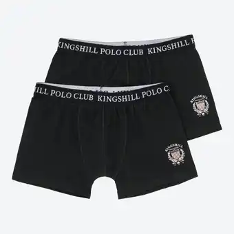NKD Kingshill Polo Club Herren-Retroshorts, 2er-Pack Angebot
