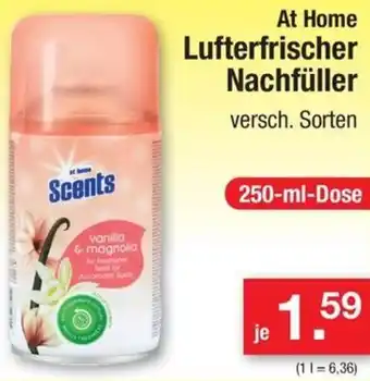 Zimmermann At Home Lufterfrischer Nachfüller 250-ml-Dose Angebot