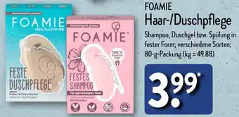 Aldi Nord FOAMIE Haar-/Duschpflege 80 g Packung Angebot