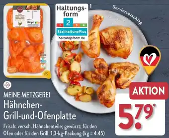 Aldi Nord MEINE METZGEREI Hähnchen Grill-und-Ofenplatte Angebot