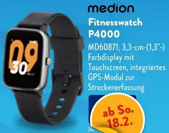 Aldi Nord medion Fitnesswatch P4000 Angebot