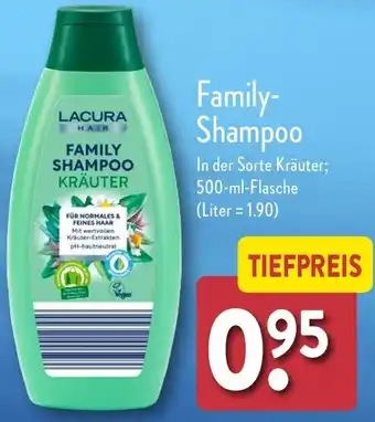 Aldi Nord LACURA Family-Shampoo 500 ml Flasche Angebot