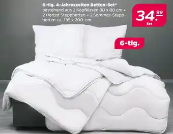 NETTO 6-tlg.4-Jahreszeiten Betten Set Angebot