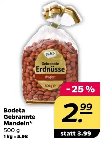 NETTO Bodeta Gebrannte Mandeln 500 g Angebot