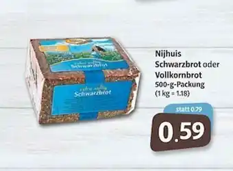 Markant Nijhuis Schwarzbrot Oder Vollkornbrot Angebot