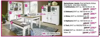 Möbel Boss Speisezimmer Jasmin Angebot