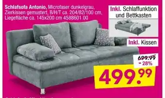 Möbel Boss Schlafsofa Antonio Angebot