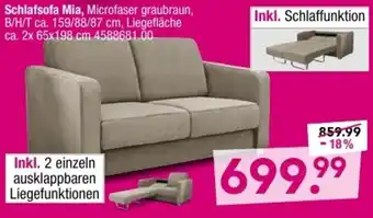 Möbel Boss Schlafsofa Mia Angebot