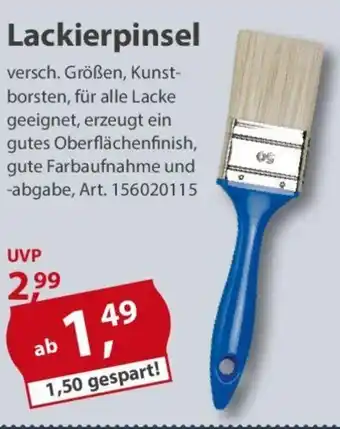 Sonderpreis Baumarkt Lackierpinsel Angebot