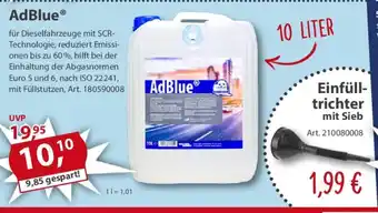 Sonderpreis Baumarkt AdBlue 10L Angebot