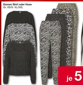 Woolworth Damen Shirt oder Hose Gr. XS/S-XL/XXL Angebot