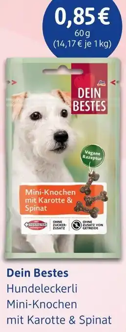 dm drogerie Dein Bestes Hundeleckerli 60 g Angebot