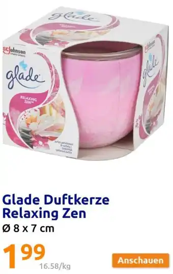 Action Glade Duftkerze Relaxing Zen Angebot