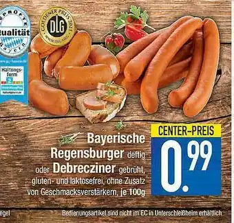 E-Center Bayerische Regensburger Oder Debrecziner Angebot