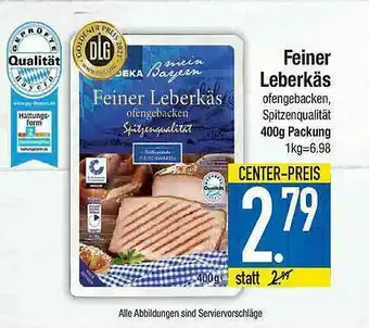 E-Center Feiner Leberkäs Angebot