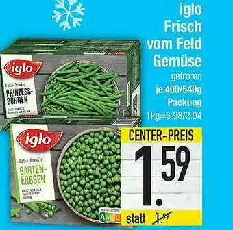 E-Center Iglo Frisch Vom Feld Gemüse Angebot