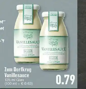 E-Center Zum Dorfkrug Vanillesauce Angebot