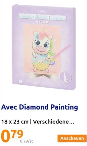 Action Avec Diamond Painting 18 x 23 cm Angebot