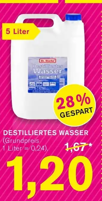 KODi Destilliertes Wasser 5L Angebot