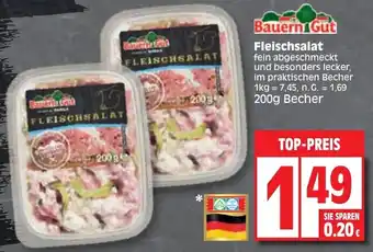 Edeka Bauern Gut Fleischsalat 200g Becher Angebot