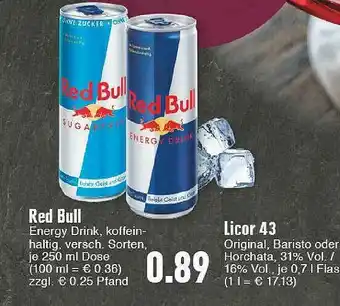 E-Center Red Bull, Licor 43 Angebot