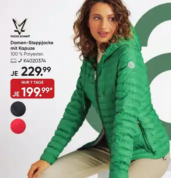 Galeria FUCHS SCHMITT Damen-Steppjacke mit Kapuze Angebot