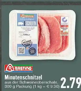 E-Center Rasting Minutenschnitzel Angebot