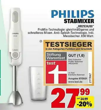 E-Center Philips Stabmixer Angebot