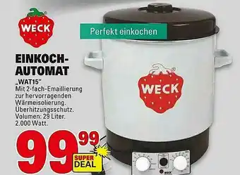 E-Center Weck Einkoch-automat Angebot