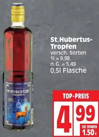 Edeka St. Hubertus-Tropfen 0,5 L Flasche Angebot