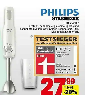 Edeka Philips Stabmixer Angebot