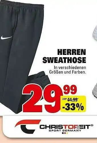 Edeka Herren Sweathose Angebot