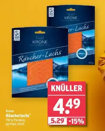 Wasgau Krone Räucherlachs 150-g-Packung Angebot