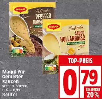 Elli Markt Maggi für Genießer Saucen Angebot