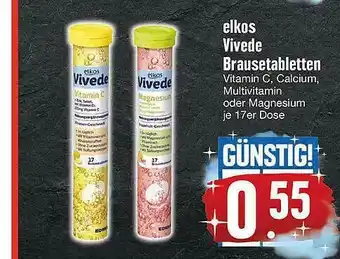 Edeka Elkos Vivede Brausetabletten Angebot