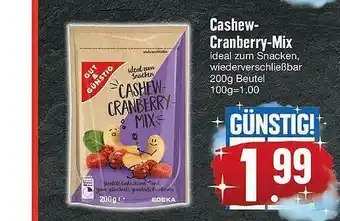 Edeka Cashew-cranberry-mix Angebot